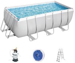 bestway smelio filtras - Baseinas Bestway „Power Steel" 412 x 201 x 122 cm - 2 nuotrauka