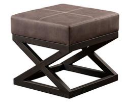 Kalune Design Pouffe. Krupa Metal Ayaklı - Anthracite