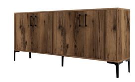 tv komoda 180 - Kalune Design Konsolė Kiev - Walnut - 1 nuotrauka