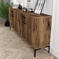 tv komoda 180 - Kalune Design Konsolė Kiev - Walnut - 5 nuotrauka