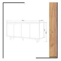 tv komoda - Kalune Design Konsolė Nossa - 4 nuotrauka