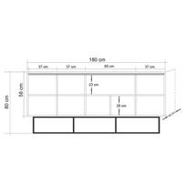 tv komoda 180 - Kalune Design Konsolė Quantum Medula - 750 - 7 nuotrauka