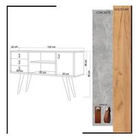 80 cm tv - Kalune Design Konsolė İndira - 5 nuotrauka