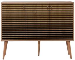 komoda 120 - Komoda Kalune Design 863 (VII), 120 cm, ąžuolo spalvos/geltona - 1 nuotrauka