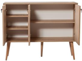 komoda 120 - Komoda Kalune Design 863 (VII), 120 cm, ąžuolo spalvos/geltona - 2 nuotrauka