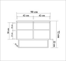 tv komoda - Kalune Design Konsolė Zuri - 7 nuotrauka