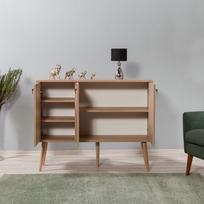 komoda 120 - Komoda Kalune Design 863 (VII), 120 cm, įvairių spalvų/ąžuolo spalvos - 6 nuotrauka
