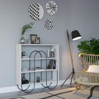 konsolis staliukas - Kalune Design Konsolė Norfolk Console - Baltas - 2 nuotrauka