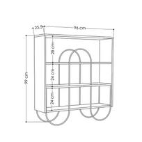 konsolis staliukas - Kalune Design Konsolė Norfolk Console - Baltas - 3 nuotrauka