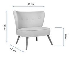 kresl kede - Kalune Design Sparno kėdė Bienville - Milky Brown - 9 nuotrauka