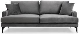 Kalune Design 3 vietų sofa Papira 3 Seater - Pilkas