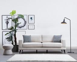 kalune design love - Kalune Design 3 vietų sofa Nordic 3 Seater - rusvai gelsvas - 2 nuotrauka