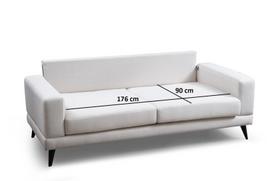 kalune design love - Kalune Design 3 vietų sofa Nordic 3 Seater - rusvai gelsvas - 5 nuotrauka