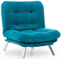 Kalune Design 1 sėdynės sofa Misa Solo - Petrol Žalias