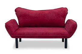 kalune design love - Kalune Design 2-sėdynė sofa-lova Chatto - Maroon - 2 nuotrauka