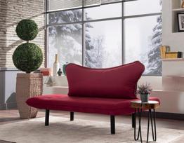 kalune design love - Kalune Design 2-sėdynė sofa-lova Chatto - Maroon - 6 nuotrauka