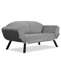 dviviete sofa lov - Kalune Design 2-sėdynė sofa-lova Genzo - Pilkas - 3 nuotrauka