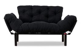 Kalune Design 2-sėdynė sofa-lova Nitta - Juodas