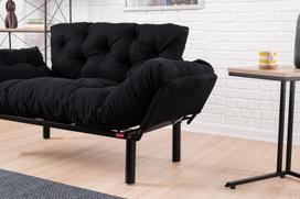 kalune design love - Kalune Design 2-sėdynė sofa-lova Nitta - Juodas - 3 nuotrauka