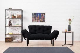 kalune design love - Kalune Design 2-sėdynė sofa-lova Nitta - Juodas - 6 nuotrauka
