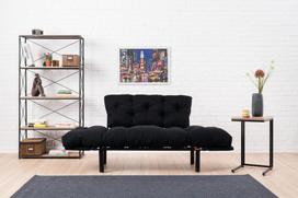 kalune design love - Kalune Design 2-sėdynė sofa-lova Nitta - Juodas - 9 nuotrauka