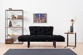 kalune design love - Kalune Design 2-sėdynė sofa-lova Nitta - Juodas - 10 nuotrauka