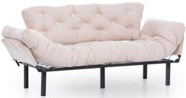 Kalune Design 3-sėdynė sofa-lova Nitta Triple - Kreminis