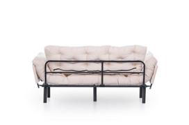 kalune design love - Kalune Design 3-sėdynė sofa-lova Nitta Triple - Kreminis - 4 nuotrauka