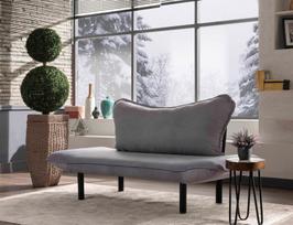 kalune design love - Kalune Design 2-sėdynė sofa-lova Chatto - Pilkas - 6 nuotrauka