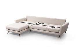 kalune design love - Kalune Design Kampo sofa Mayorka Corner Large Left (Chl - 3R ) - rusvai gelsvas - 6 nuotrauka