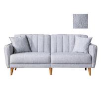 dviviete sofa lov - Kalune Design 3-sėdynė sofa-lova Aqua - Pilkas - 6 nuotrauka