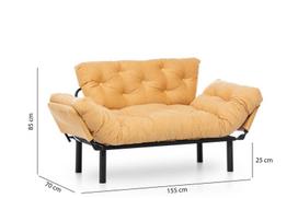 kalune design love - Sofa Kalune Design Nitta, geltona - 9 nuotrauka