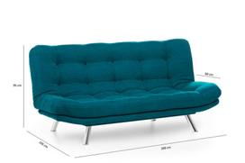 kalune design love - Kalune Design 3-sėdynė sofa-lova Misa Sofabed - Petrol Žalias - 9 nuotrauka
