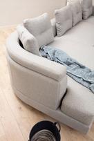 kampai sofos - Kalune Design Kampo sofa Padova Corner -2 - Light Pilkas - 4 nuotrauka