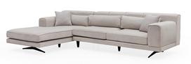 Kalune Design Kampo sofa Jivago Corner Left (Chl-2R) - rusvai gelsvas