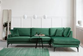 sofa kampas zalias - Kalune Design Kampo sofa Papira Corner (L3+CHL) - 2 nuotrauka