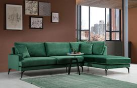 sofa kampas zalias - Kalune Design Kampo sofa Papira Corner (L3+CHL) - 3 nuotrauka