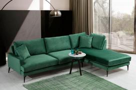 sofa kampas zalias - Kalune Design Kampo sofa Papira Corner (L3+CHL) - 4 nuotrauka