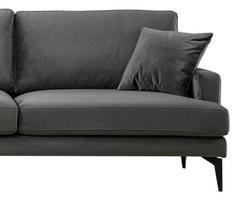 180 cm sofa - Kalune Design Kampo sofa Papira Corner Left (Chl+3R) - Anthracite - 3 nuotrauka