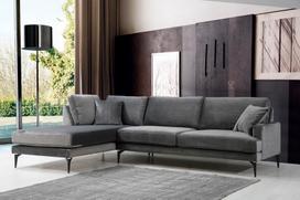 180 cm sofa - Kalune Design Kampo sofa Papira Corner Left (Chl+3R) - Anthracite - 5 nuotrauka