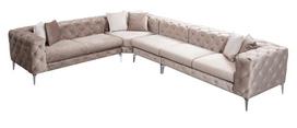 Kalune Design Kampo sofa Como Corner Left - rusvai gelsvas