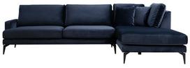 Kalune Design Kampo sofa Papira Corner Right (L3+Chl) - Navy Mėlyna