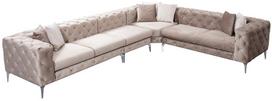 Kalune Design Kampo sofa Como Corner Right - rusvai gelsvas
