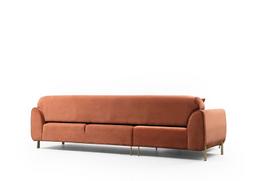 kalune design love - Kalune Design Kampo sofa Image Corner Left ( Chl-3R ) - Cinnamon - 3 nuotrauka