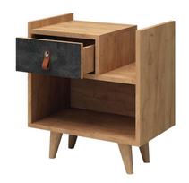 Naktinė spintelė Kalune Design Polla, ruda