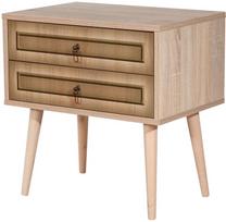 Naktinis staliukas Kalune Design 863 (VIII), 61 cm, ąžuolo/šviesiai rudos spalvos