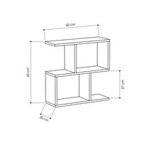 stalai 60x60 - Kavos staliukas Kalune Design 855(II), šviesiai rudas - 3 nuotrauka