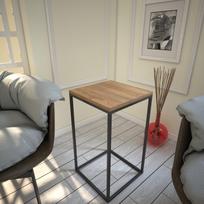 zurnalinis staliukas azuol - Staliukas Kalune Design Pure, rudas/juodas - 3 nuotrauka