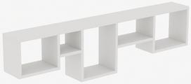 Kalune Design Sienos lentyna Amanos - Baltas