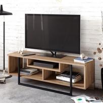 graikiniai riesutai - TV staliukas Kalune Design Asal 120 cm, rudas/juodas - 2 nuotrauka